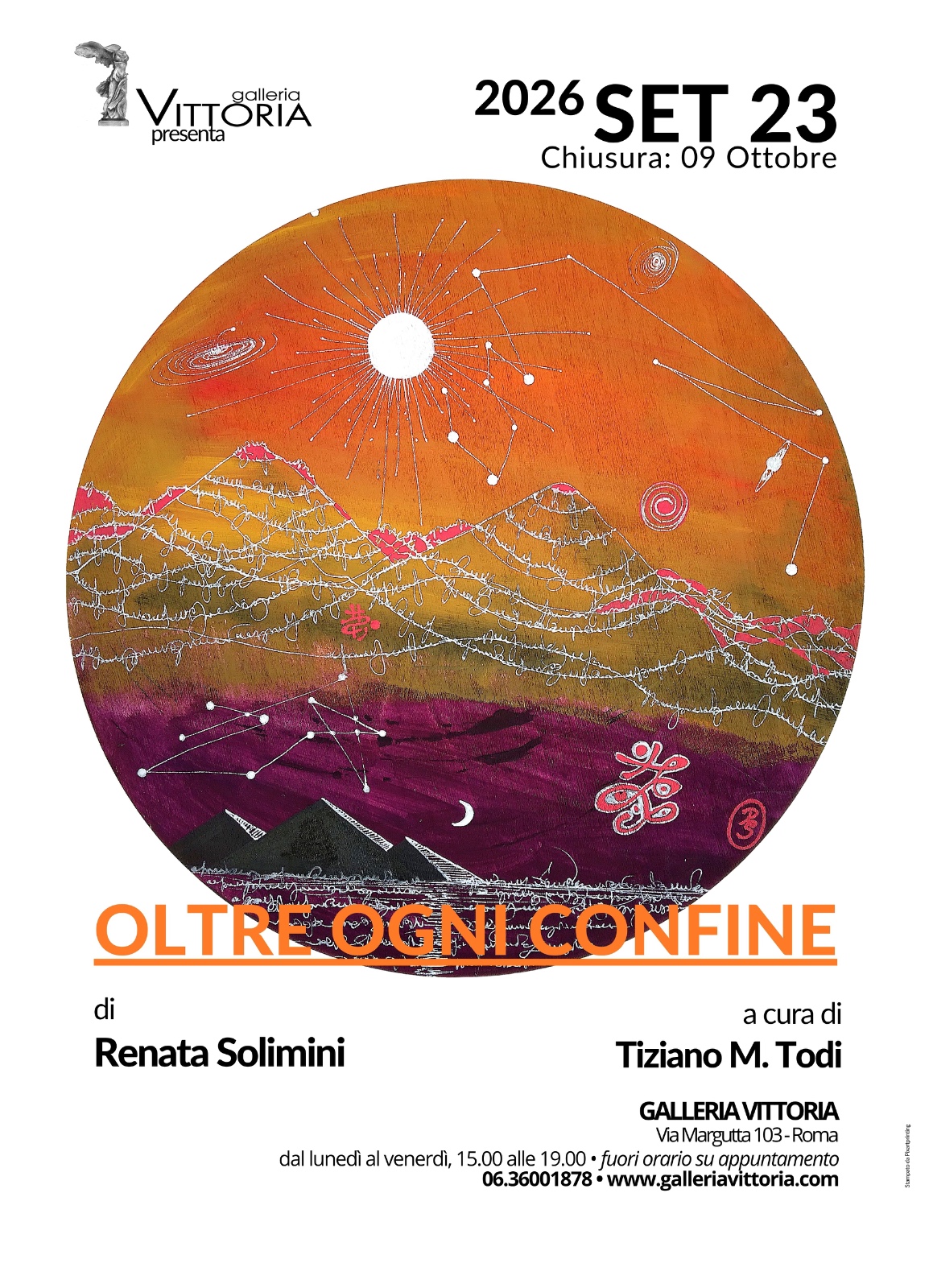 Mostra di Renata Solimini presso la Galleria d'Arte VITTORIA di Roma